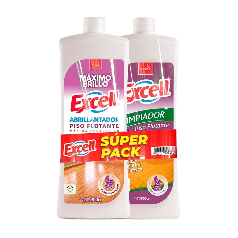 Excell - Limpiador + Abrillantador 900 Cc C/U