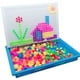 thumbnail image 3 of 296/352/592pcs 3D Puzzle Game Puzzle Board Gift Creative Educational Toy DIY Handmade Toy Mushroom Nail Plastic Bead Creative Toy, 3 of 4