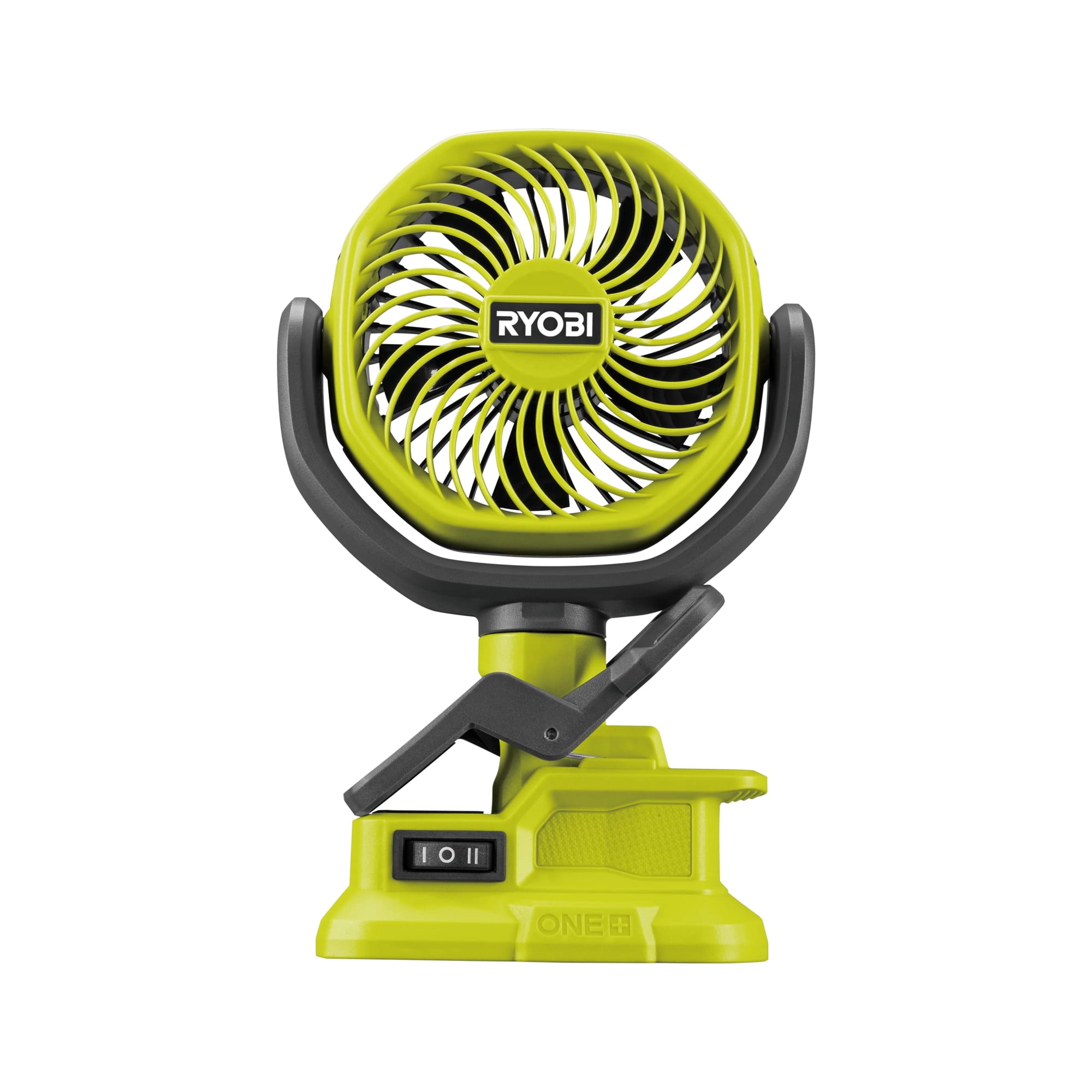 Ventilador Ryobi Rcf18-0 One+ Inalámbrico De 18 V Con Pinza De 10 Cm, Hiperverde