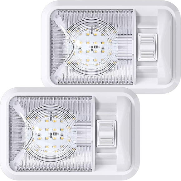 Luz de techo LED RV Leisure LED 12V 3W 300 lm, 2 unidades