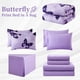 thumbnail image 5 of Bed In A Bag Full queen Size 8 Piezas Con Forma De Mariposa Morada, 5 of 7