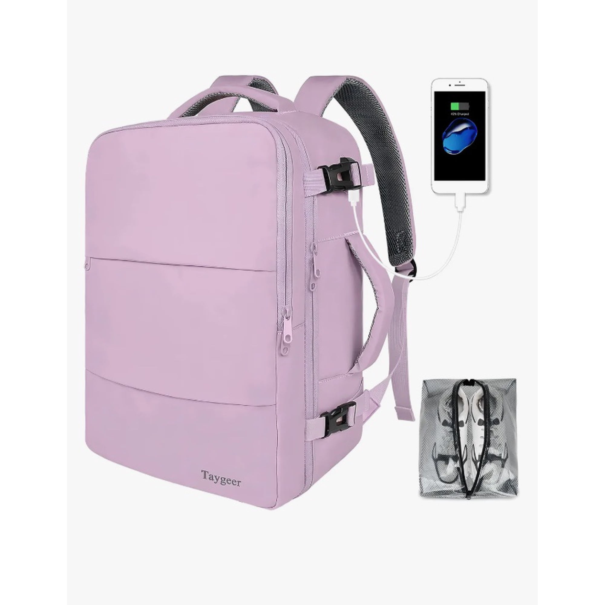 Riqui - Mochila De Viaje Mujer Violeta