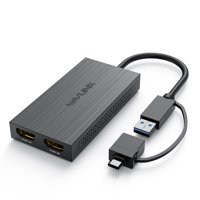 Adaptador Usb A Hdmi Wavlink Dual 1080P @60Hz Para Monitores Duales