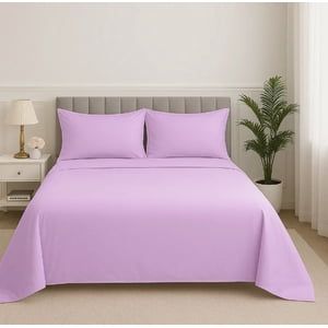 Riqui - Sábanas 1.5 Plazas Lila