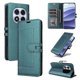 thumbnail image 1 of Premium Wallet Case for Xiaomi Redmi Note 14 Pro with Card Slots & Kickstand, Flip Cover Green, 1 of 6