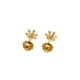 thumbnail image 3 of Aros Perla Cultivada Pistilo 3mm N1 Oro 18k 0.95gr Mujer Dorado, 3 of 5