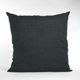thumbnail image 5 of Cojín decorativo Plutus Brands de terciopelo brillante negro 50 x 65 cm, 5 of 5