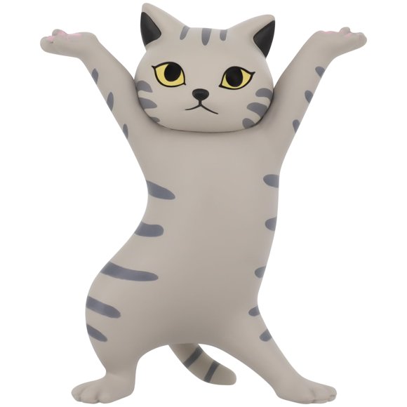 Porta bolígrafos ATHAND Gato bailarín gris