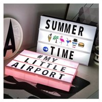 Oem - Caja Luminosa Led Ligthbox Letras Y Emojis