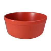 Genérico - Bowl De Cerámica Apto P/Horno - Redondo 20Cm - Rojo R015