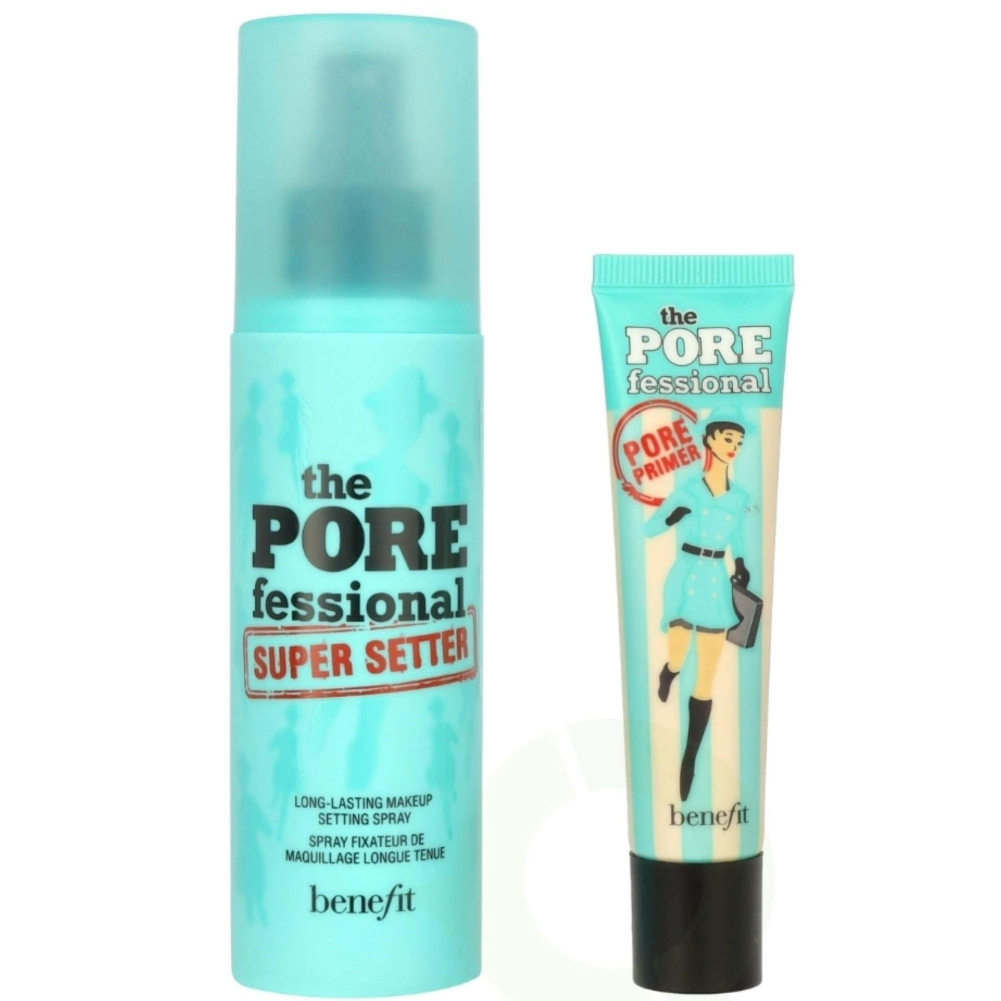 Pore Primer & Setting Spray Benefit Prime & Set, Juego De 2 Piezas
