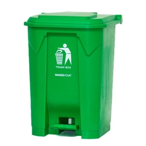 Wakeshome - Basurero Contenedor De Basura 50 Litros Cubo De Basura
