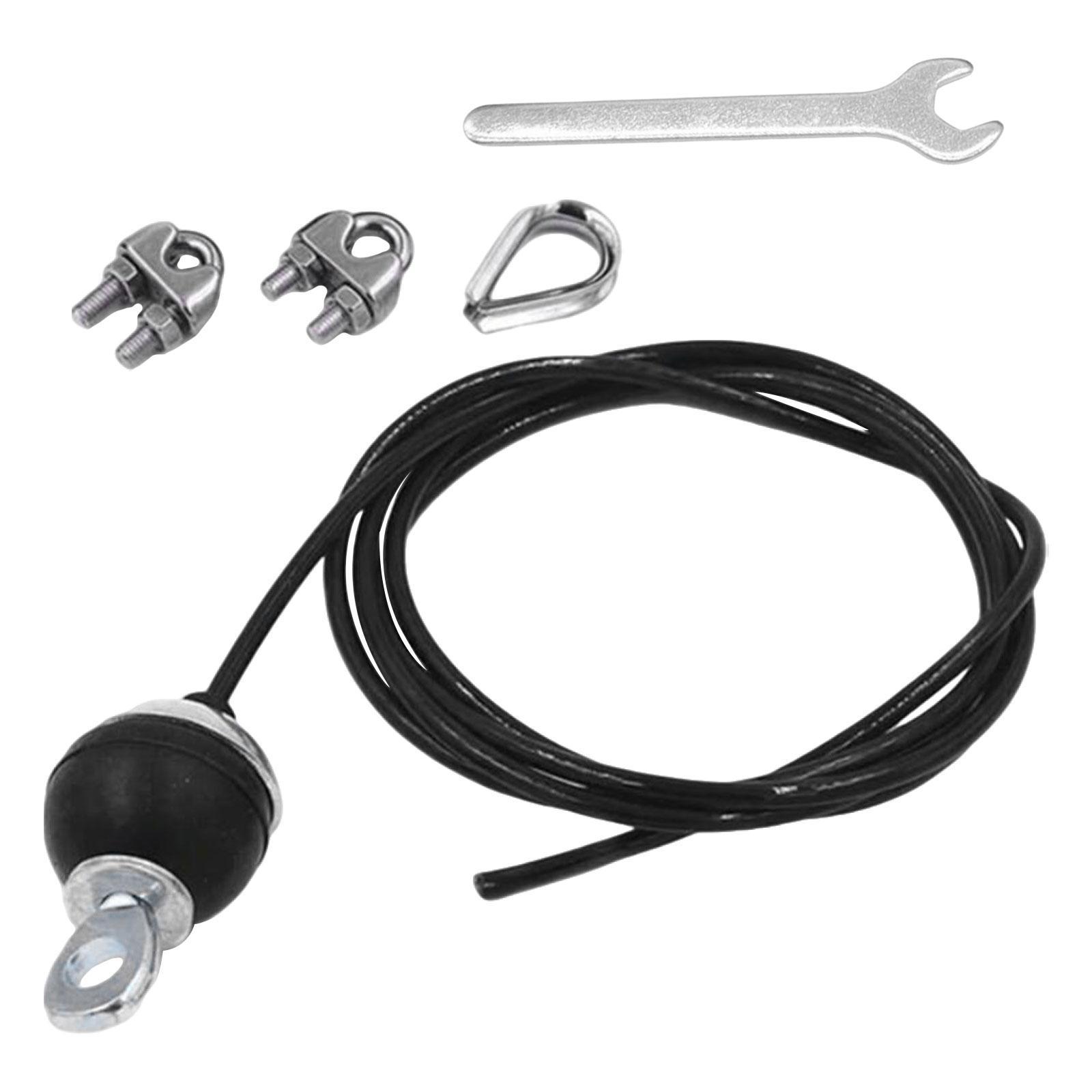 Magideal - Cable De Polea Para Fitness, Accesorios De Cuerdas De Alambre De Acero, Suministros Para Bíceps, Cable Desplegable Lat, Cordón Desplegable Para Levant 180Cm