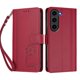 thumbnail image 3 of Funda Cartera Trébol para Samsung Galaxy S23 con Ranuras Tarjetas y Carga Inalámbrica Rojo, 3 of 6