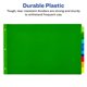 thumbnail image 3 of Carpeta Binder Dividers Avery, 8 pestañas, plástico, 11 x 17, 3 anillas, 3 of 7