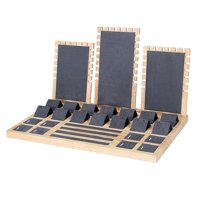 Ioensy - Collar Display Boards Anillos Pulsera Ear Studs Display Holder Gris