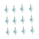 thumbnail image 1 of 12 Piezas De Adornos Navideños Con Forma De Estrella, Decoraciones Navideñas Para Medias Navideñas, Color Azul, 1 of 2