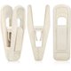 thumbnail image 1 of Pinzas de terciopelo TOFIIGREM para colgar faldas, 20 unidades, color beige, 1 of 7