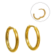 thumbnail image 1 of Argollas Titanio 8mm Astm F136 G23 Chapadas En Oro 18k #2, 1 of 3