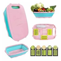 Genérico - Bandeja Tabla Multifuncional De Corte Plegable Cocina 9 En 1