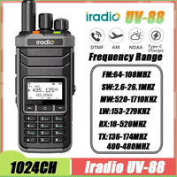 Lradio - Iradio Uv-88 Radio Bidireccional Vhf/Uhf | Económico, Robusto Y Compatible Con Baofeng Uv-5R