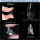 thumbnail image 2 of 240pcs/box Frosted Almond Nail Tips - Full or Half Cover Nails for Women and Girls - Stiletto False Nail Tips for Short Nails - Elegant and Durable, 2 of 2
