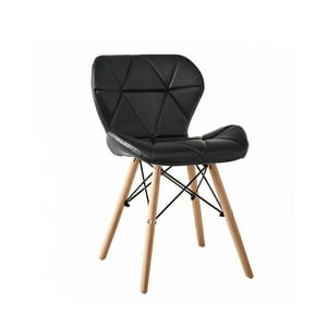 Klik Muebles - Silla Radar Acolchada Ecocuero - Negra