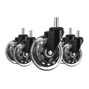 Importclick - Rueda Giratoria De Goma Para Silla De Oficina