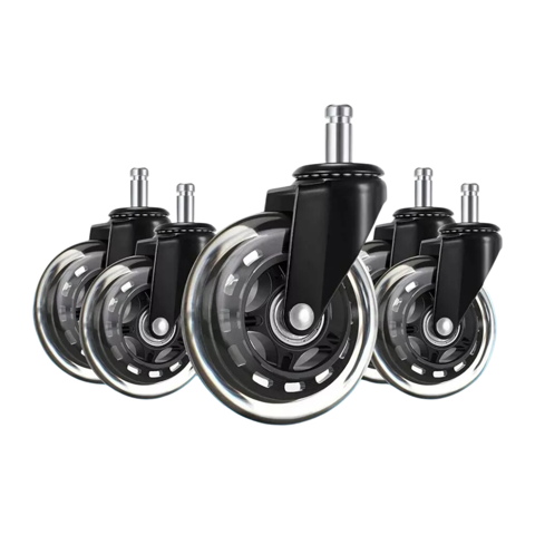 Importclick - Rueda Giratoria De Goma Para Silla De Oficina