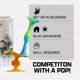 thumbnail image 3 of Set de juego Popdarts PRO Pack con marcador objetivo Wigglenobber, 3 of 8