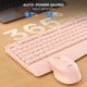 thumbnail image 3 of Combo Teclado Y Ratón Inalámbricos Rosa 2 4ghz Silencioso, 3 of 9