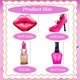 thumbnail image 3 of Globos marialler 8 piezas Kit rosa de labios, tacones y esmalte, 3 of 7