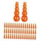 thumbnail image 1 of Kit De 50 Uds De Cuentas De Pesca Apiladas, Se?uelos De Pesca, Aparejos Para Perca, Trucha, Leucomas, Naranja, 1 of 5