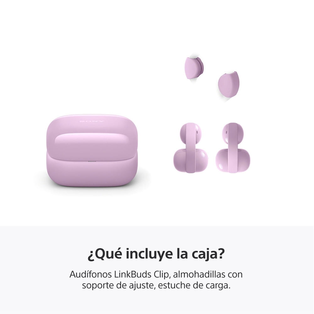 Sony LinkBuds Clip WF-LC900 Violeta, foto 2