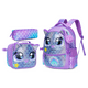 thumbnail image 1 of Cute Animal Backpacks for Girls School Bag with Lunch Box Pencil Case for Elementary Preschool Students Kids Travel Backpack, 1 of 3