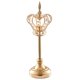 thumbnail image 4 of Corona De Oro Adorno De Candelabro Té Soporte De Luz Foto Prop Decoración De Mesa L, 4 of 5