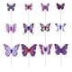 thumbnail image 1 of Juego de 12 Estacas de Jardín en Forma de Mariposa, Púrpura, 1 of 3