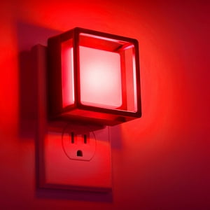 Luz Nocturna Doresshop Red [Paquete De 2] Sensor Led Enchufable