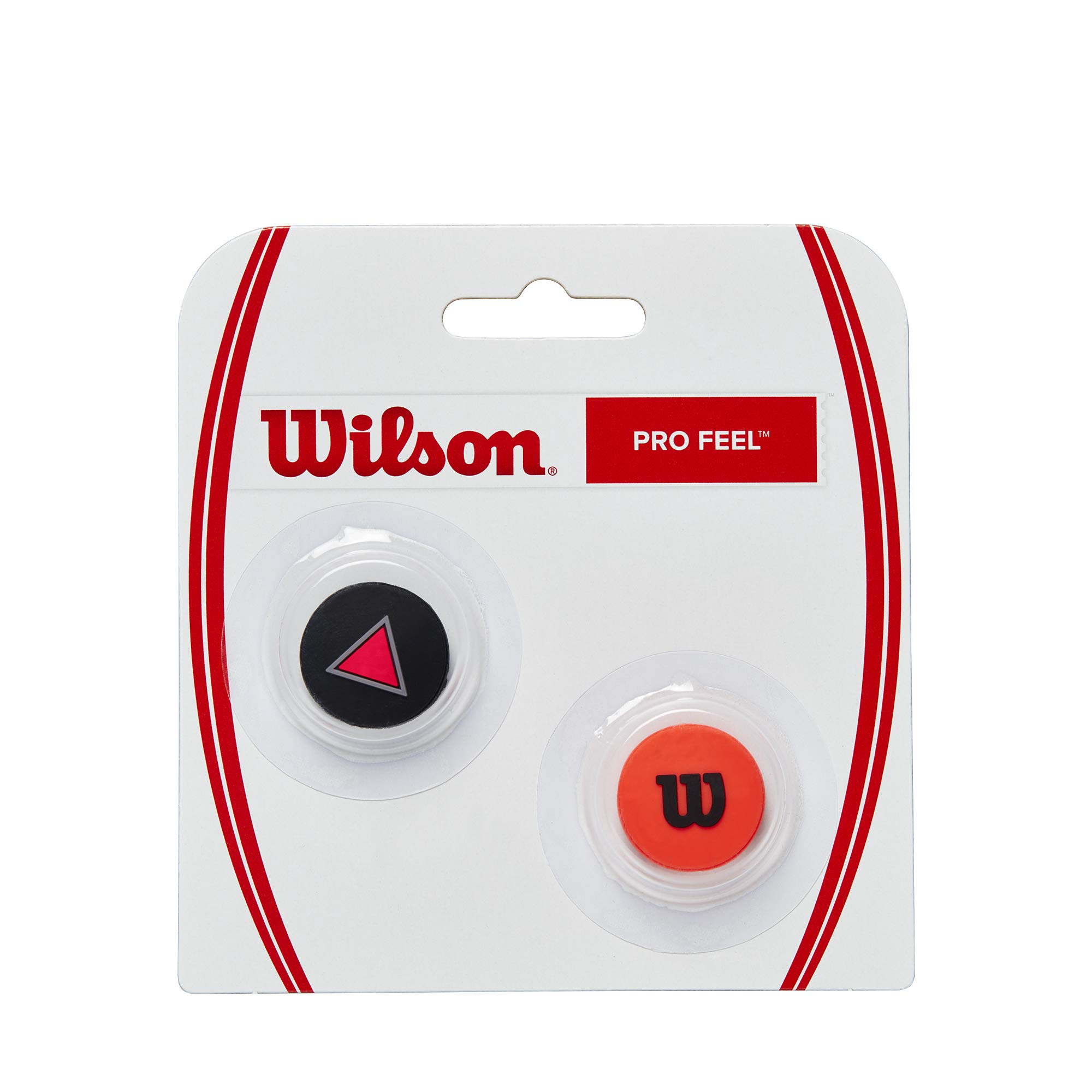 Amortiguador Wilson Pro Feel Clash Para Tenis Rojo (Paquete De 2)