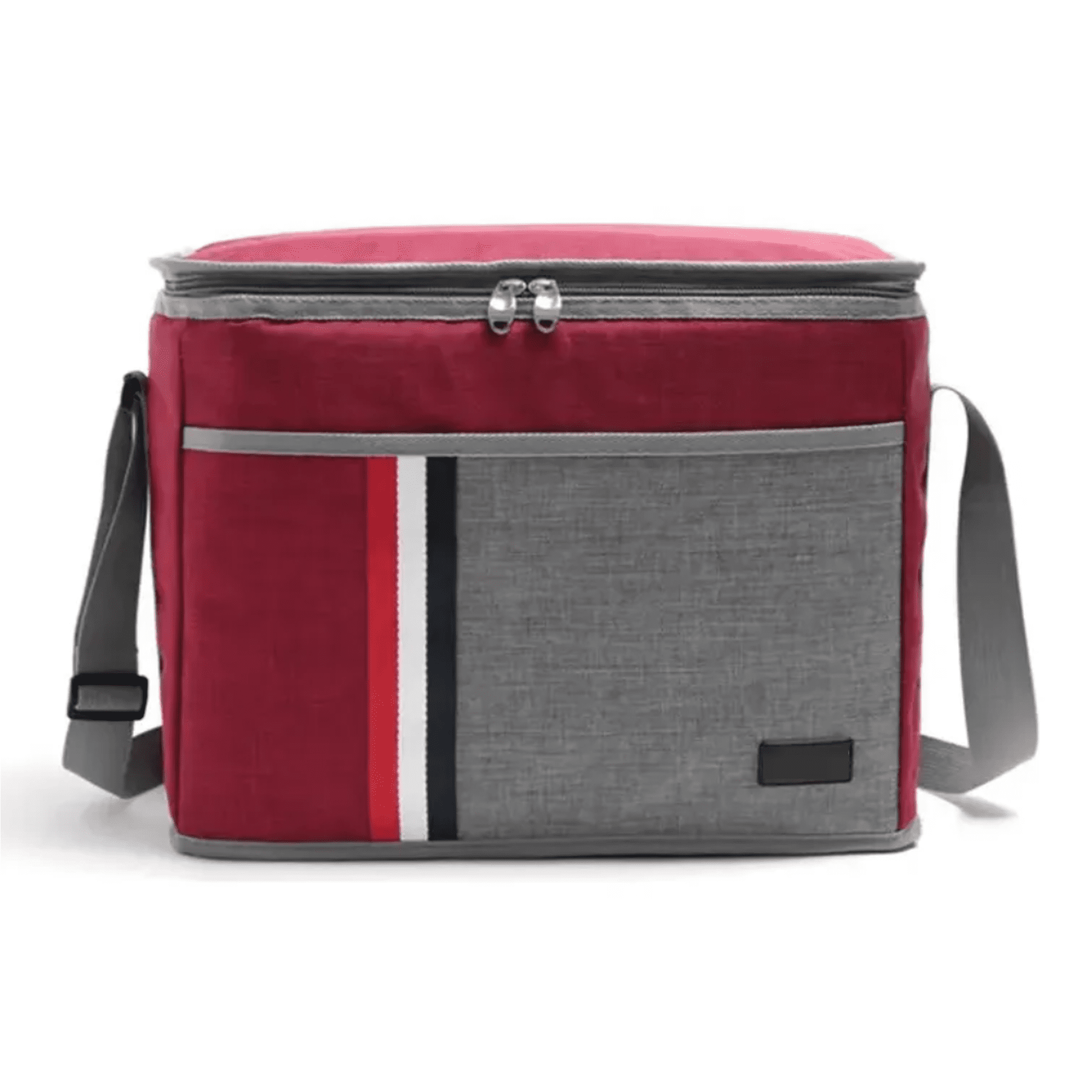 Bolso Termico Belug Lonchera Impermeable Para Almuerzo Color Rojo