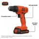 thumbnail image 3 of Kit de taladros inalámbricos BLACK+DECKER 20V MAX* POWERCONNECT, 3 of 3