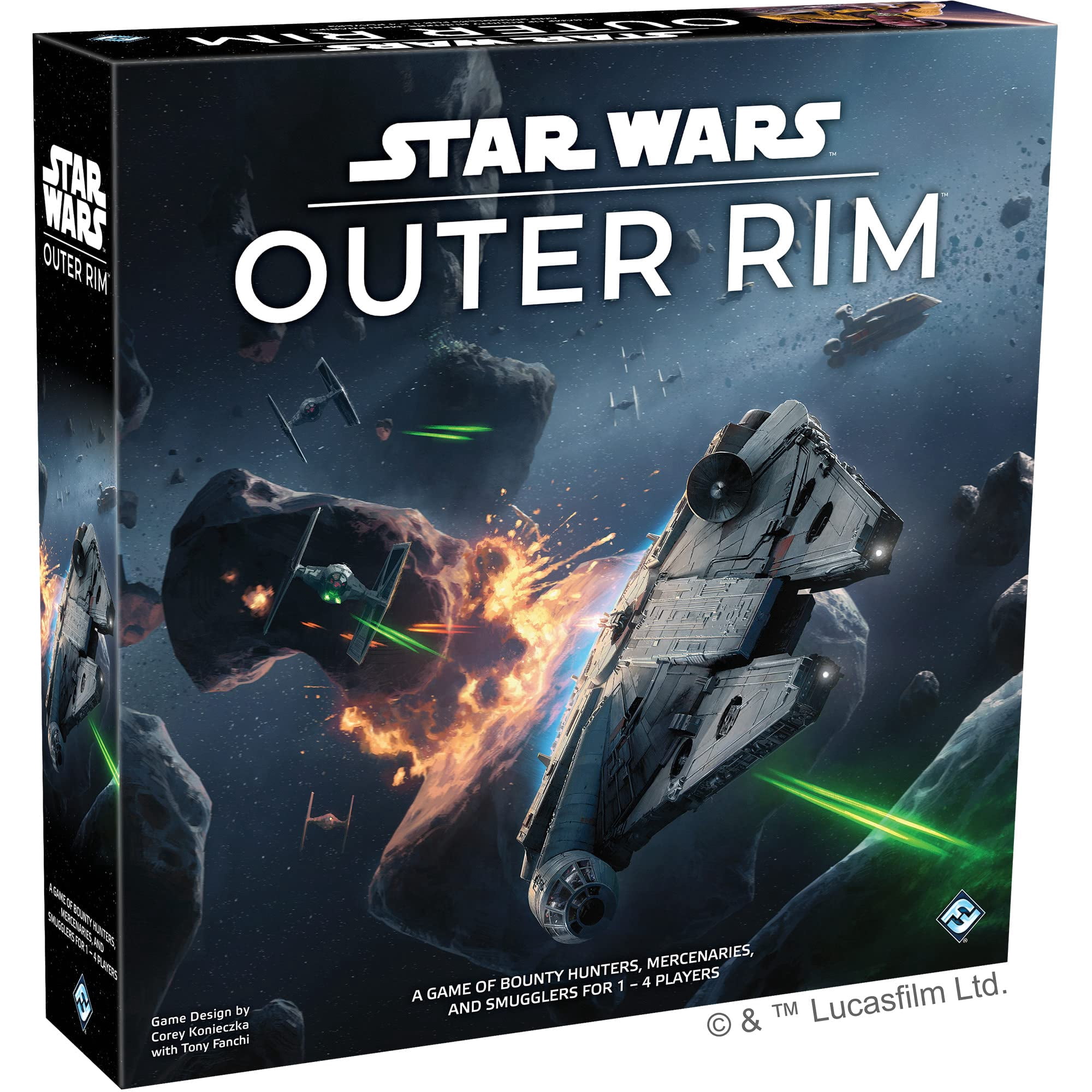 Fantasy Flight Games - Juego De Mesa Fantasy Flight Star Wars Outer Rim Strategy 14+