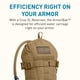 thumbnail image 3 of Mochila de hidratación CamelBak Armorbak Tactical Mil Spec 3L Coyote, 3 of 4