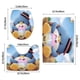 thumbnail image 3 of Juego de 3 Alfombras de Baño Tuxedo Sam Terciopelo Coral, 3 of 6