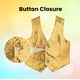 thumbnail image 2 of Chaleco de lentejuelas Dress Up America para niños, disfraz dorado brillante, 2 of 6