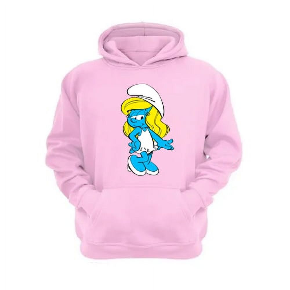 Genérico - Polerón Canguro Pitufina Rosa Talla L Unisex