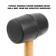 thumbnail image 2 of Martillo de goma Great Neck de 227 g con mango de madera, 2 of 8