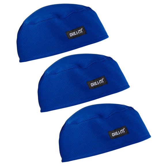 Gorro Ergodyne Chill Its Skull Cap Azul de absorción de sudor