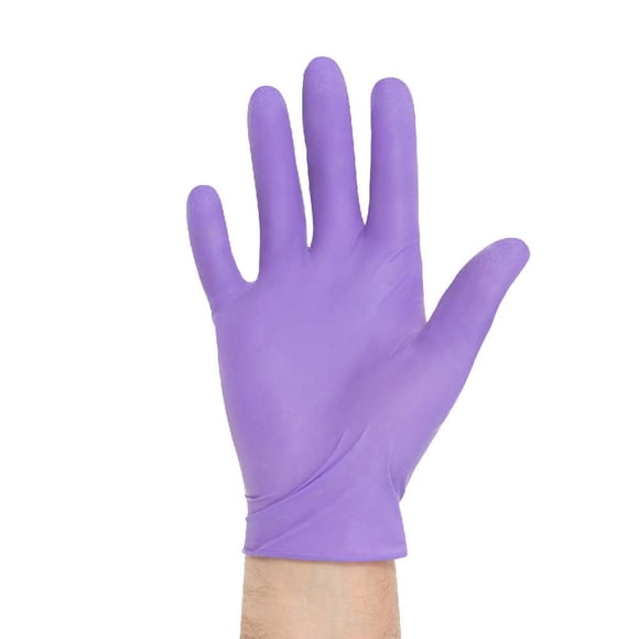 Guantes de examen HALYARD PURPLE NITRILO*, sin polvo, pequeños, 5,9 mil