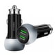 thumbnail image 3 of Cargador Para Auto Kbod Carx14c Carga Rápida X2 Usb 4.1a C Negro / Gris, 3 of 6